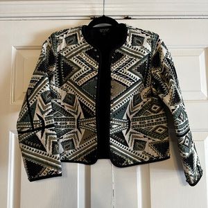Topshop Studded Embroidered Jacket